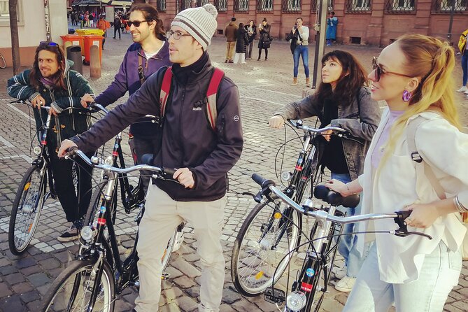 2 1/2h Guided Bicycle Tour Discover Heidelberg - Neckarwiese and the Old Bridge, where Heidelberg looks bigger than it is