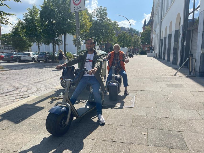 2 Hours Hamburg E-scooter Tour - Getting Oriented Near Michaelis Kirche and Landungsbrücken