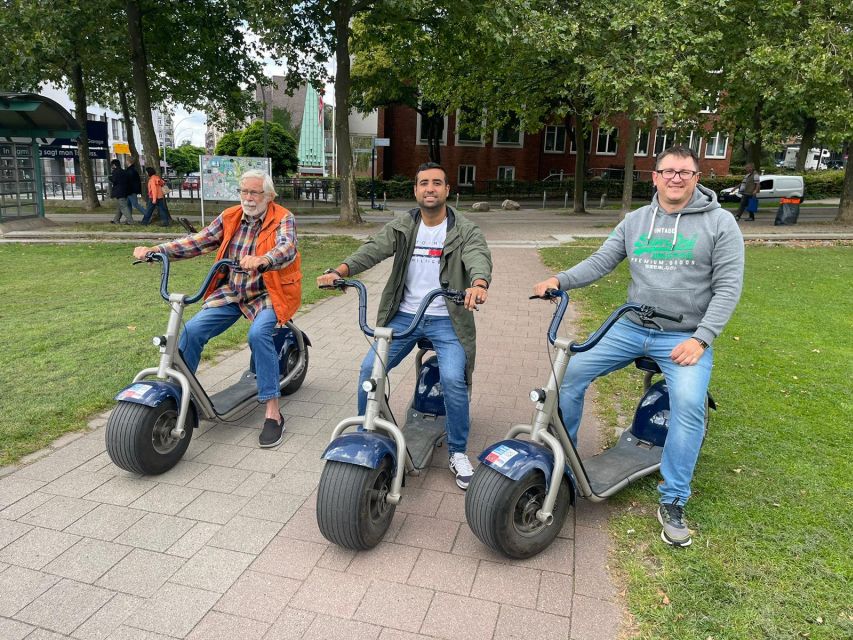 2 Hours Hamburg E-scooter Tour - Marco Polo Tower and Magalan Terrassen Views