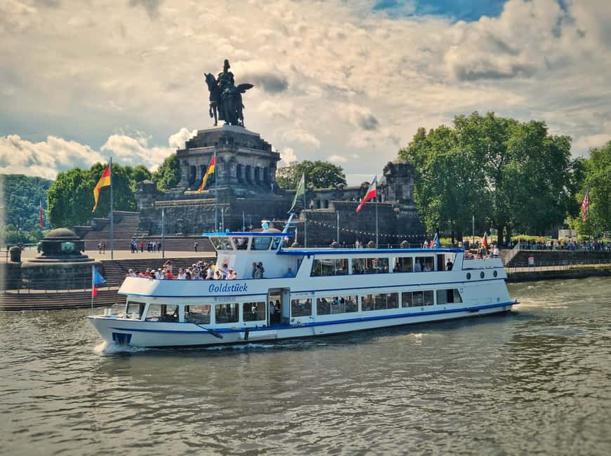 2-River Day-trip by boat to Koblenz and return from Alken - Boarding in Alken (and Nearby), Then Settling In for 8 Hours
