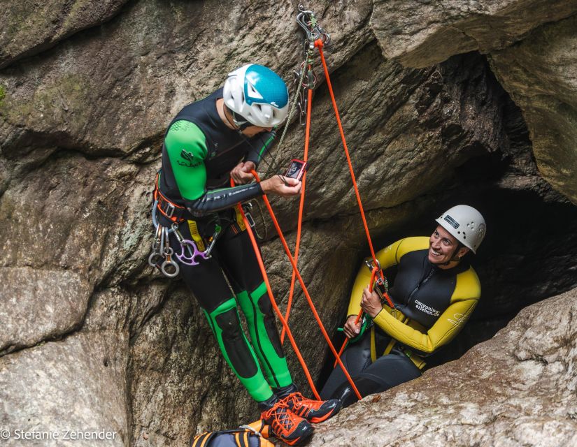 Allgäu: Starzlachklamm Canyoneering Adventure - Through waterfalls and narrow sections: abseils up to 12 meters and jumps up to 4