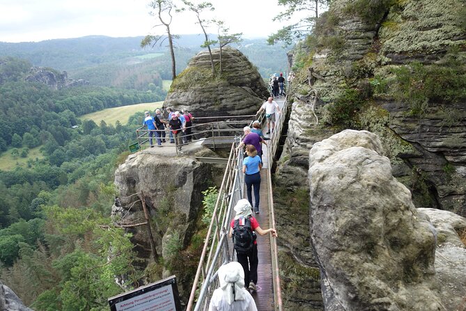 Bastei Bridge & Gorge Boat Ride – Scenic Day Trip from Dresden - Mezná lunch stop: Czech food break with vegetarian options