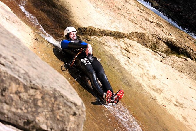 Beginner canyoning in the Starzlachklamm - Abseiling, jumps, and slides: learning the moves without the panic