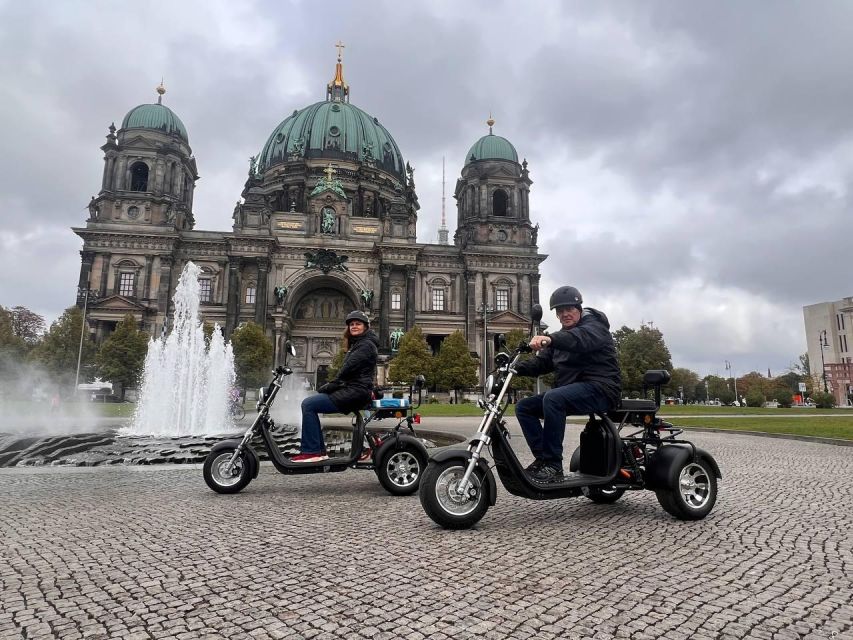 Berlin City: 2 Hour Guided Fat Tire E-Scooter Tour - Guide Commentary, Small Group Sizes, and Route Adjustments