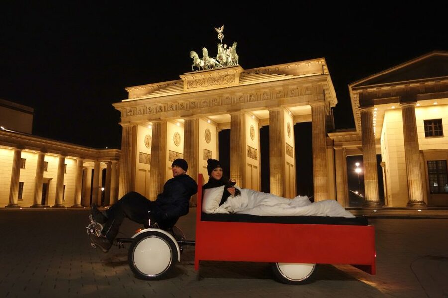 Berlin: City Sightseeing Tour in a Unique BedBike - From the TV Tower to your reclining seat in Berlin-Mitte