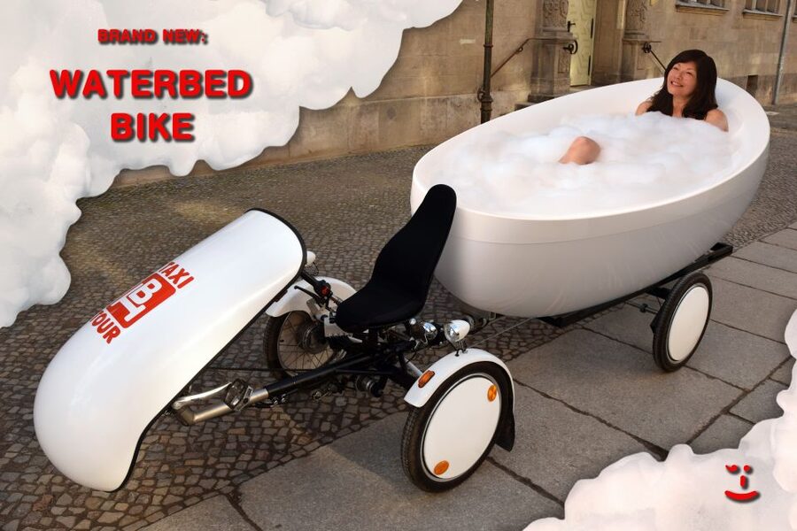 Berlin: City Sightseeing Tour in a Unique BedBike - Comfort gear and weather reality in Berlin