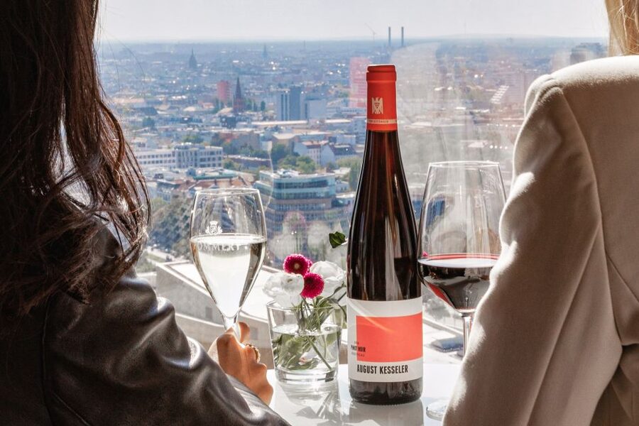 Berlin: Combo-Ticket for Panoramapunkt with Crémant at Café - Panoramacafé Crémant, the 25th floor sun deck, and the Crown of Berlin