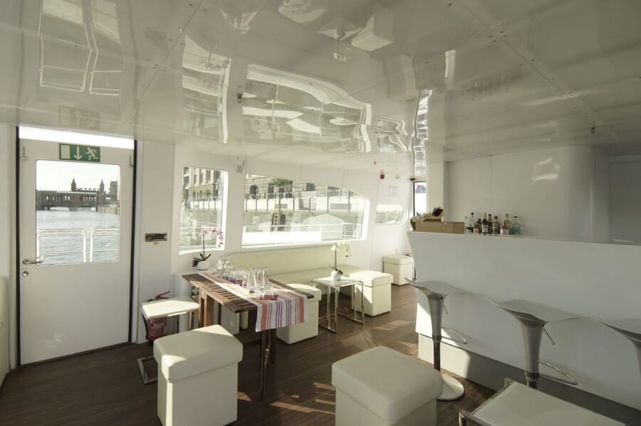 Berlin: Exclusive Boat Tour on a Solar-Powered Catamaran - Drinks and the Audio Guide That Runs the Show