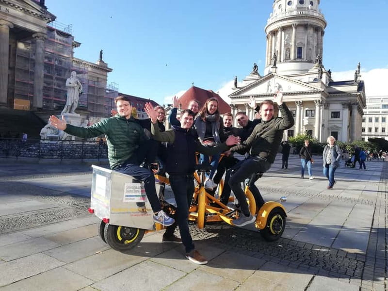 Berlin: Fun Private Guided Sightseeing Tours with Teambikes - Why a private e-motor teambike works so well in Berlin
