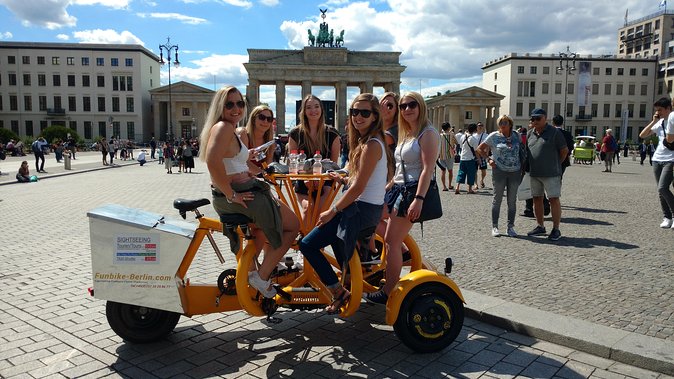 Berlin : Guided Private Sightseeing Tours with Funbikes, Teambikes - Reichstag to Checkpoint Charlie: the Cold War story starts fast