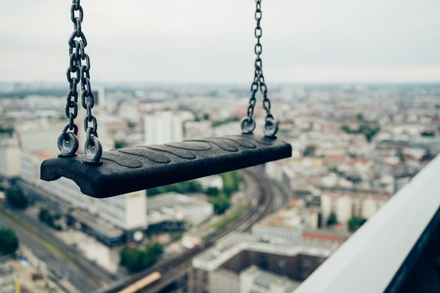 Berlin: Highest Swing in Europe - From Park Inn rooftop to Alexanderplatz, the basic vibe