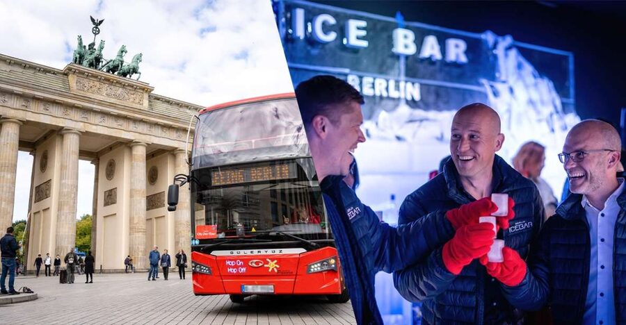 Berlin: Hop-On Hop-Off Bus and Icebar Ticket Combo - Your 24 Hours of Berlin Sights: Checkpoint Charlie to the Reichstag