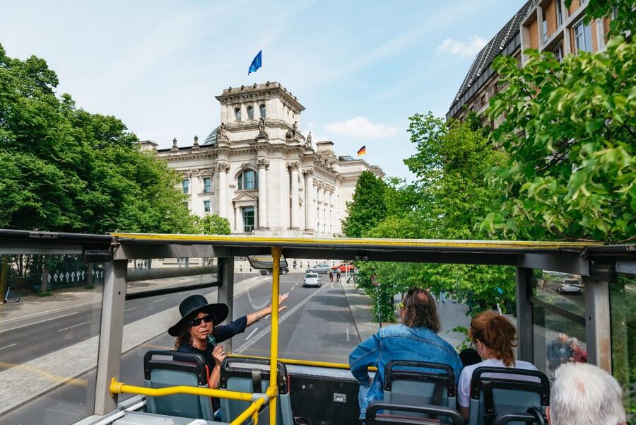 Berlin: Hop-on Hop-off Bus Tour with Live Commentary - Potsdamer Platz and Topography of Terror: where Berlin turns serious