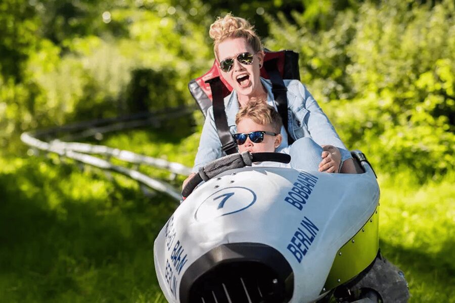 Berlin: Nature Bobsled Run Ticket - The Bottom Moment: Double Round and a 360 Degree View