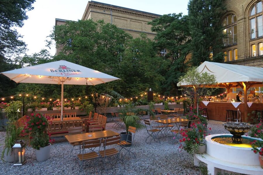 Berlin: Ticket for Bar Jeder Vernunft - Theater & Restaurant - Restaurant timing and where you’ll sit: arena, Logan Platz, or beer garden