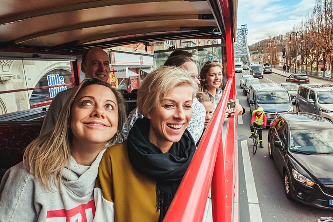 Big Sightseeing Tour in Dresden with Liveguide - Blaues Wunder Bridge and the Elbe Castle Views From the Bus