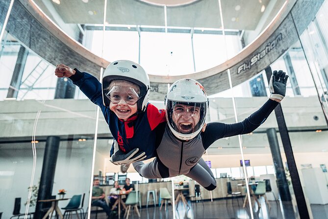 Bodyflying & Indoor Skydiving at FlyStation Munich - Your first steps: check-in, waiver, and suiting up