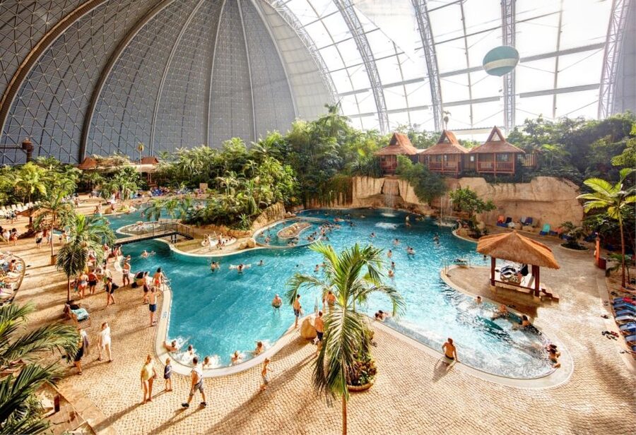 Brandenburg: Tropical Islands Resort Day Ticket - Location and getting there: shuttle included, but keep a buffer