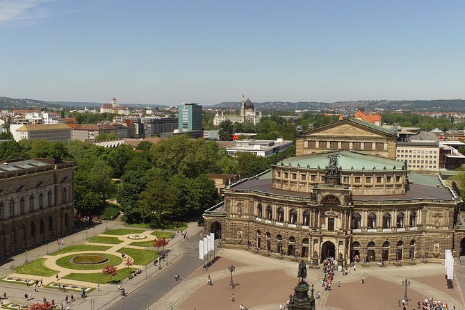 City tour (including visit to the Frauenkirche) and Semper Opera Tour - Semperoper tour at Theaterplatz: building history plus music-story context