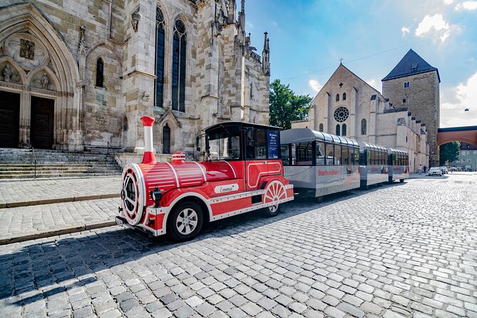 City tour through Regensburg with the little train - A Small Tram, A Big Help With Orientation