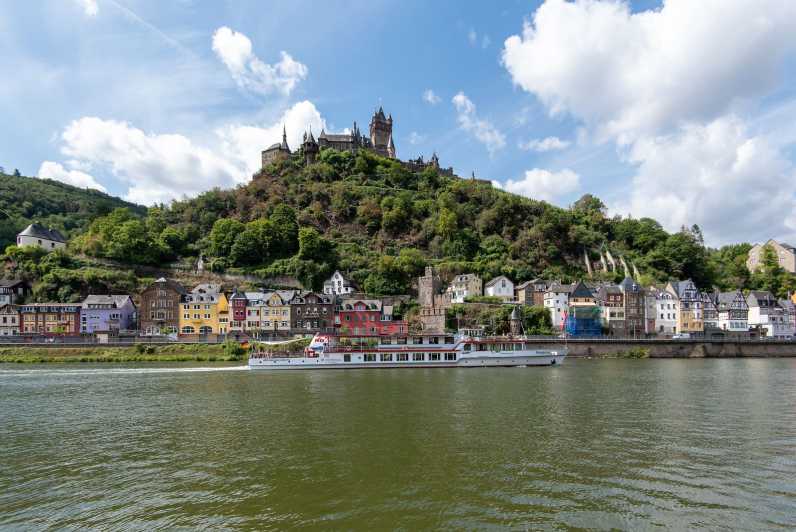 Cochem: KD Panoramic Evening Cruise on the Moselle River - Reichsburg Castle and Imperial Castle: the big landmarks you see from the river