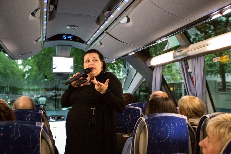 Cologne: 1.5-Hour Comedy Bus Tour - From Gereonstraße to giggles: how this comedy bus tour flows