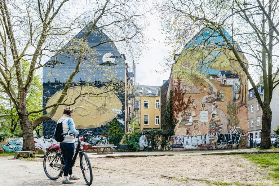Cologne: Ehrenfeld Street Art Bike Tour - Getting started near Eigelsteintor or Gereonswall 2