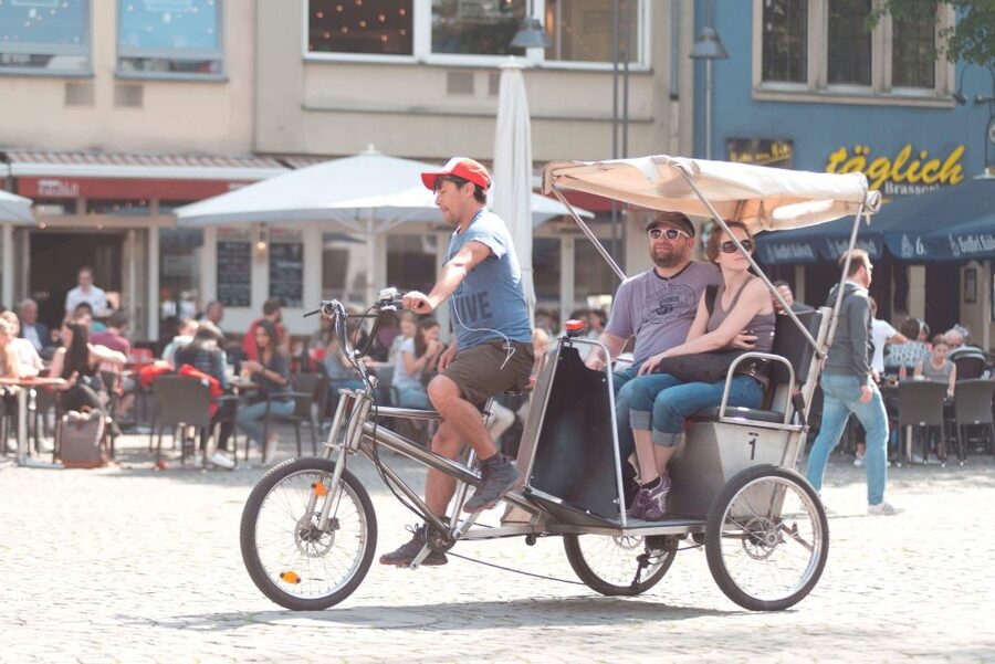 Cologne: Private Rickshaw Tour - The Roman thread: Früh, the Dionysos Mosaic, and Cologne’s layered past