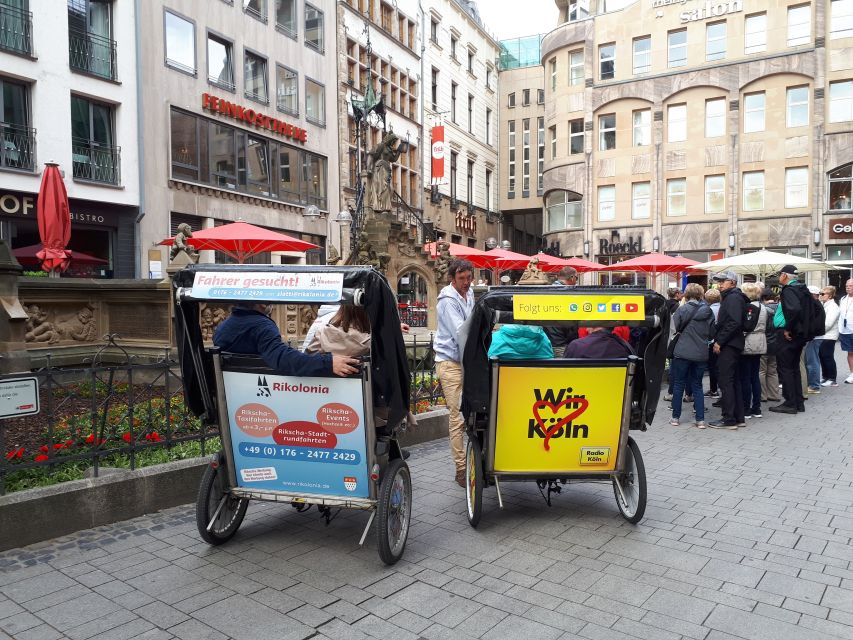 Cologne: Rickshaw Sightseeing Tour - Old Town Cologne with a guide who connects the dots