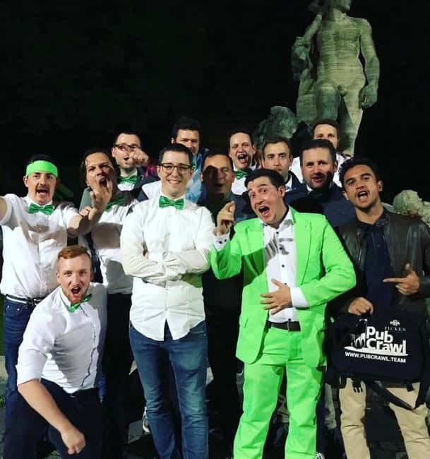 Cologne Tour Night PubCrawl Shots and Party! - Meeting at Herz Jesu and getting the VIP wristband