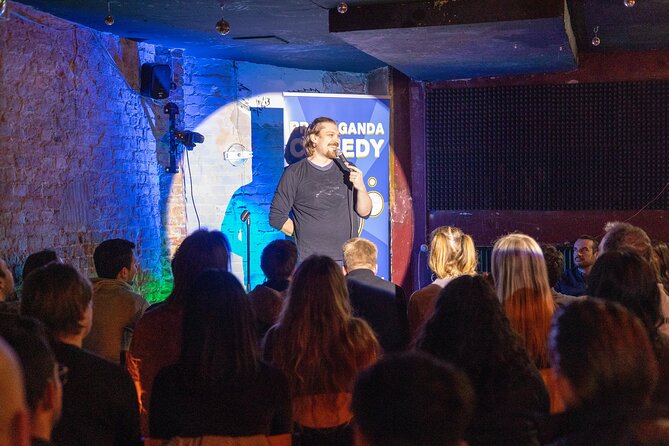 Dark Humor Comedy Show in English in Berlin - The Show Format: 5 to 7 Comedians Testing Darker Material