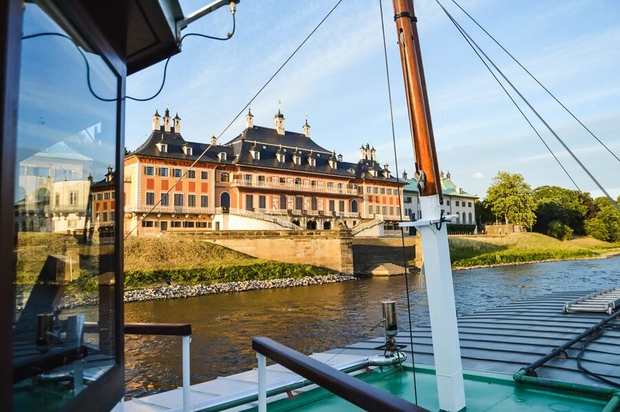 Dresden: Elbe River Cruise to Pillnitz Castle - On-board comfort, food, and audio you can actually use
