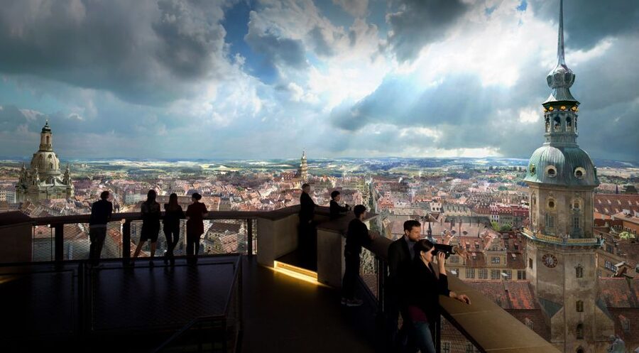 Dresden: Guided City Walk and Panometer Entrance Ticket - Newmarket Square and the old town feel