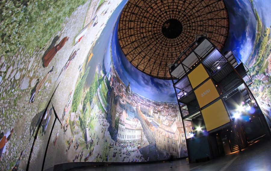 Dresden: Guided City Walk and Panometer Entrance Ticket - Panometer entrance: how to get the most from the giant panorama