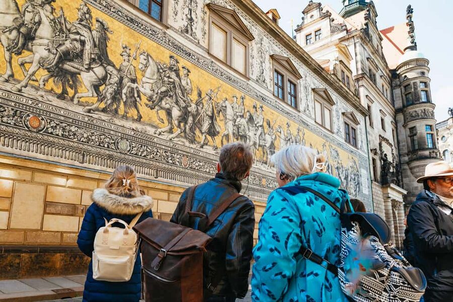 Dresden: Guided City Walk with a Cup of Coffee - Meeting at Dresden Information, then getting oriented the right way