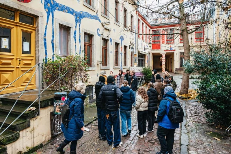 Dresden: Neustadt District Street Art Guided Walking Tour - Getting Started: Pfunds Molkerei and Albertplatz, Albertstraße