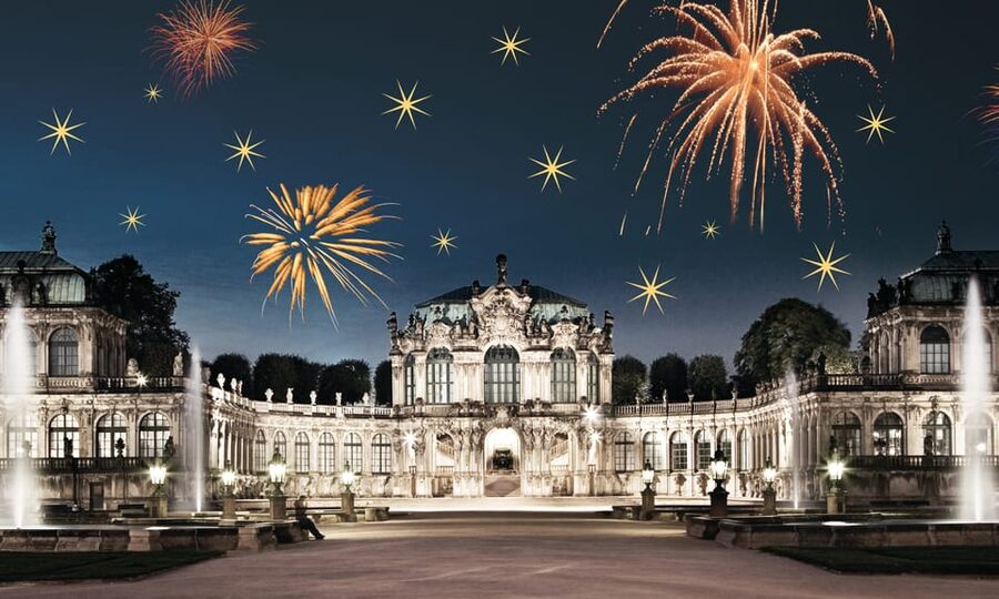 Dresden: New Year's Eve Concert at the Zwinger - The Dresden Residenz Orchestra program: what happens during the 1.5 hours