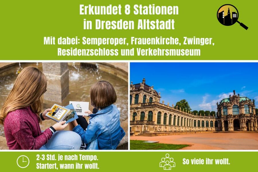Dresden: Old Town Scavenger Hunt for Children - How the Dresden Old Town kids scavenger hunt works