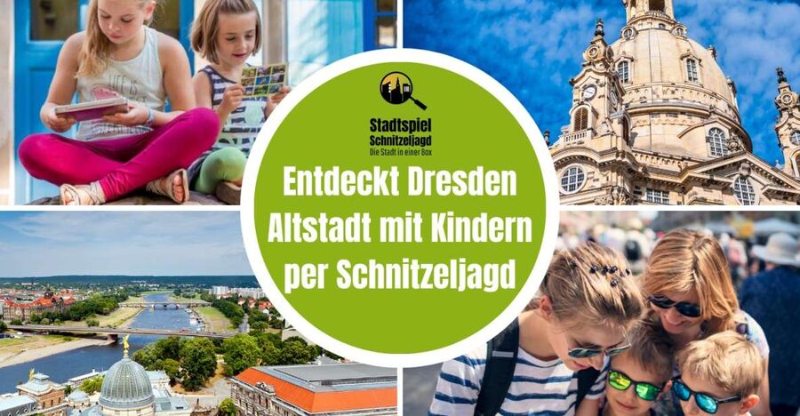 Dresden: Old Town Scavenger Hunt for Children - College of Fine Arts and the dome you can spot from far away