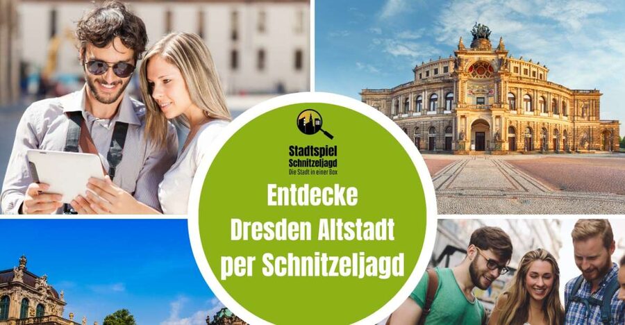 Dresden: Old Town Self-Guided Scavenger Hunt Tour - How the 11-envelope hunt starts at Theaterplatz