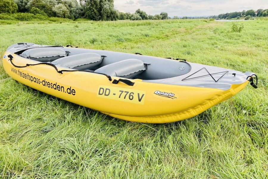 Dresden: Private Inflatable Boat Tour with Beer Garden Stop - Equipment that matters: life jackets, waterproof bag, and sturdy paddles