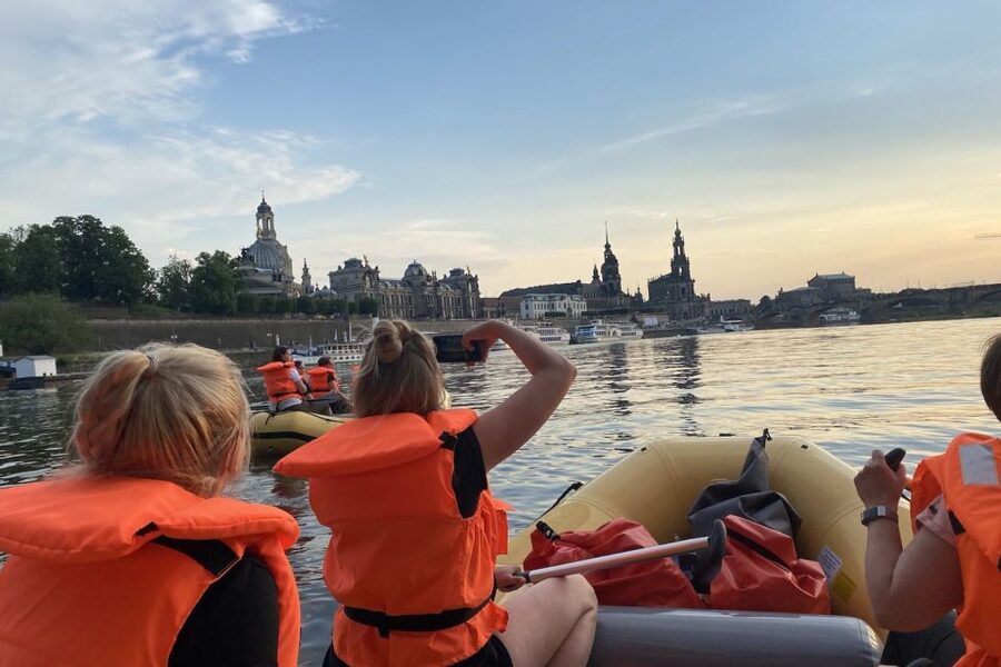 Dresden: Private Inflatable Boat Tour with Beer Garden Stop - Price and value: what $32 buys in a private 2.5 hour outing