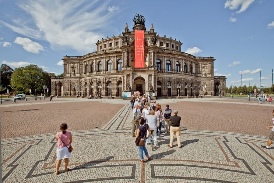 Dresden: Semperoper and Old Town Tour - The Old Town walk starts with the Zwinger: baroque in stone form