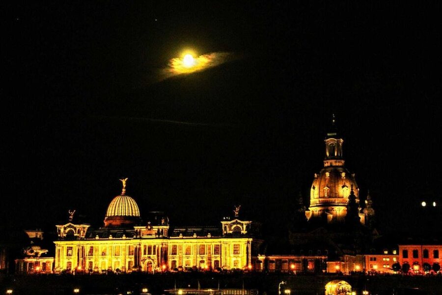 Dresden: The Original Night Watchman Tour in Lantern Light - Dresden at dusk, when the landmarks look like they belong in a story