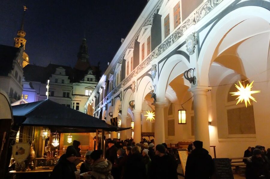 Dresden with a touch of Xmas: English small group tour - The Zwinger: baroque flair plus the stories behind it