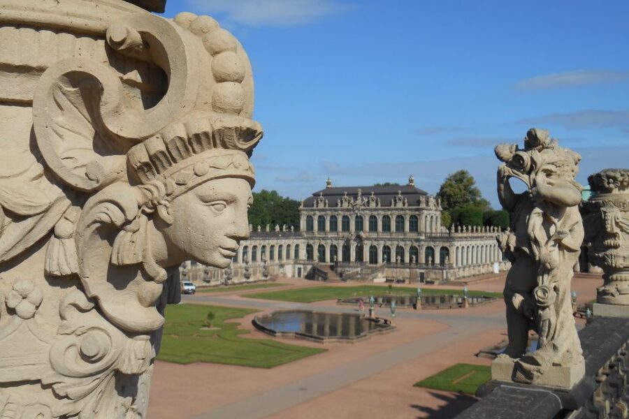 Dresden with a touch of Xmas: English small group tour - Neumarkt and the Church of Our Lady, plus a small Xmas market