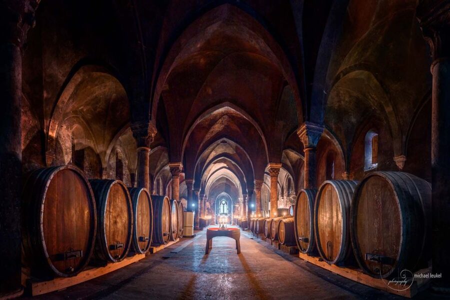 Eltville: Eberbach Monastery Entry Ticket - Wine cellars, giant presses, and barrels that show scale