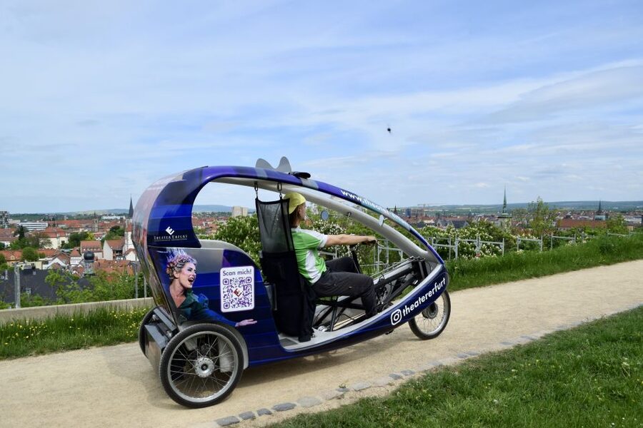 Erfurt: Guided Petersberg Citadel Tour by E-Rickshaw - St. Peter’s Church and the defensive barracks views