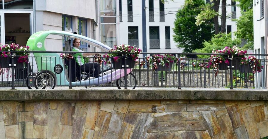 Erfurt: KiKa TV Characters Kids Tour by Pedicab - Erfurt Fischmarkt: Starting Point With Built-In Photo Energy