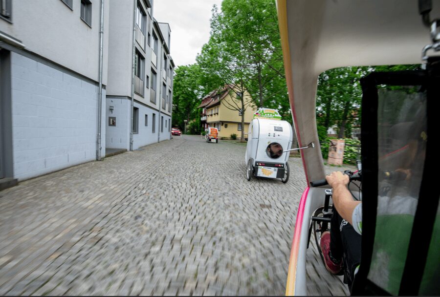 Erfurt: KiKa TV Characters Kids Tour by Pedicab - Finding Tabaluga, The Sandman, and Friends in Real Scale
